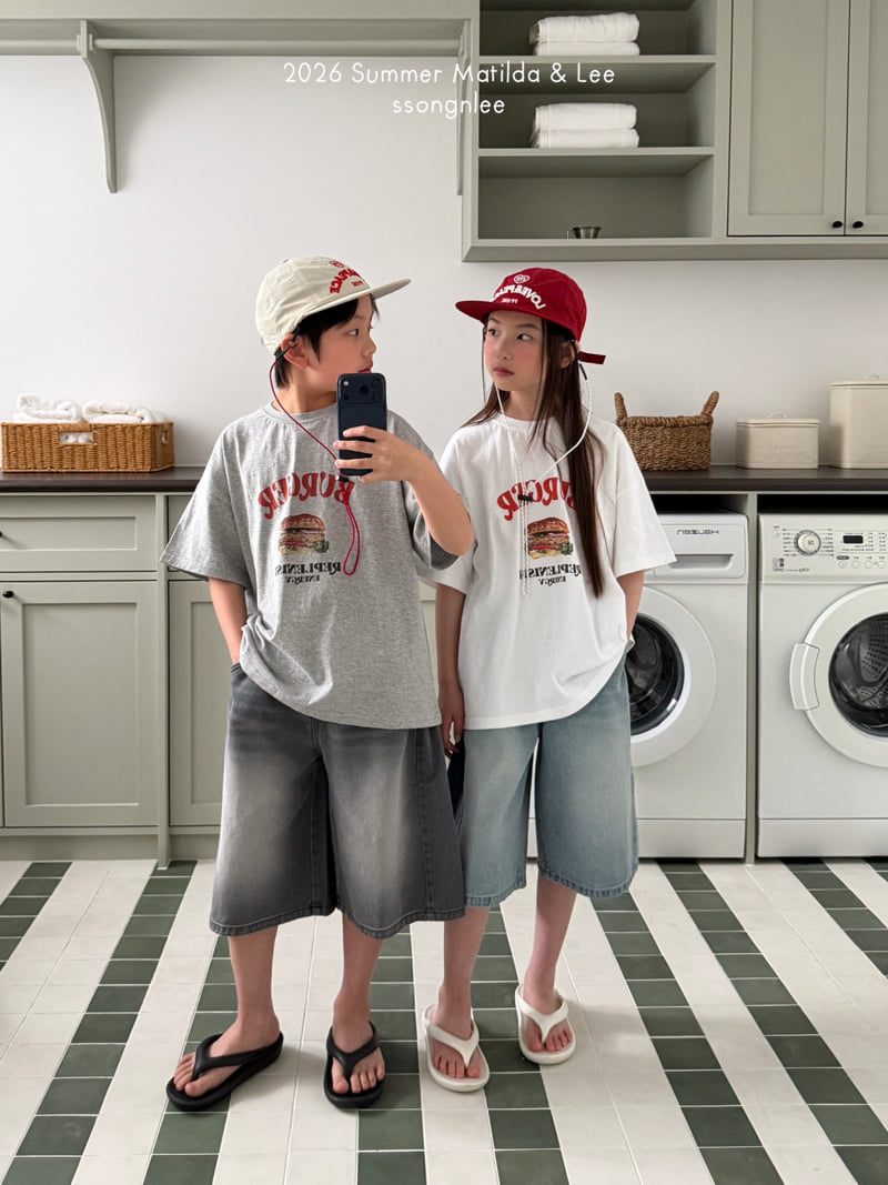 Matilda & Lee - Korean Children Fashion - #stylishchildhood - Burger Tee - 11