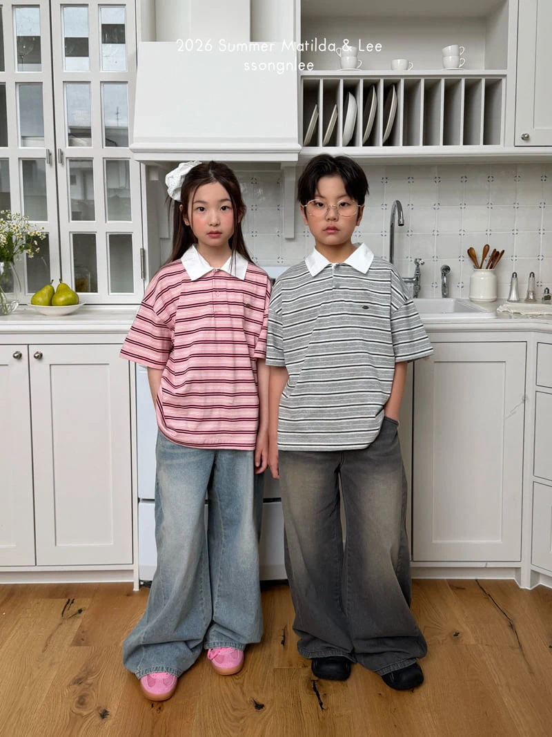 Matilda & Lee - Korean Children Fashion - #todddlerfashion - Classic Collar Tee - 12