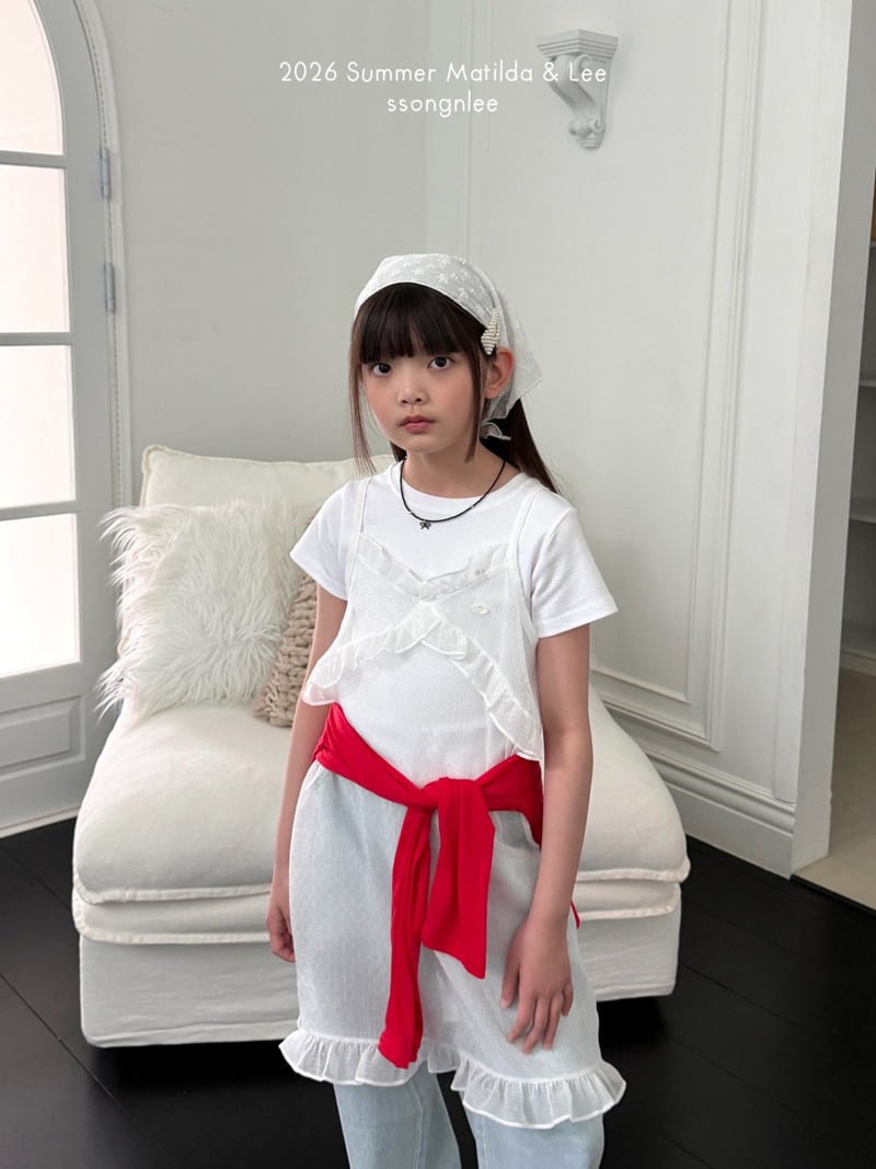 Matilda & Lee - Korean Children Fashion - #todddlerfashion - See-through Frill One-piece - 7