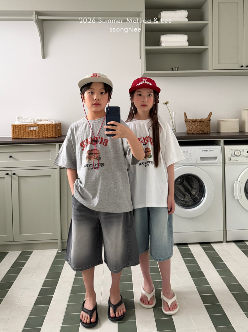 Matilda & Lee - Korean Children Fashion - #todddlerfashion - Burger Tee - 9