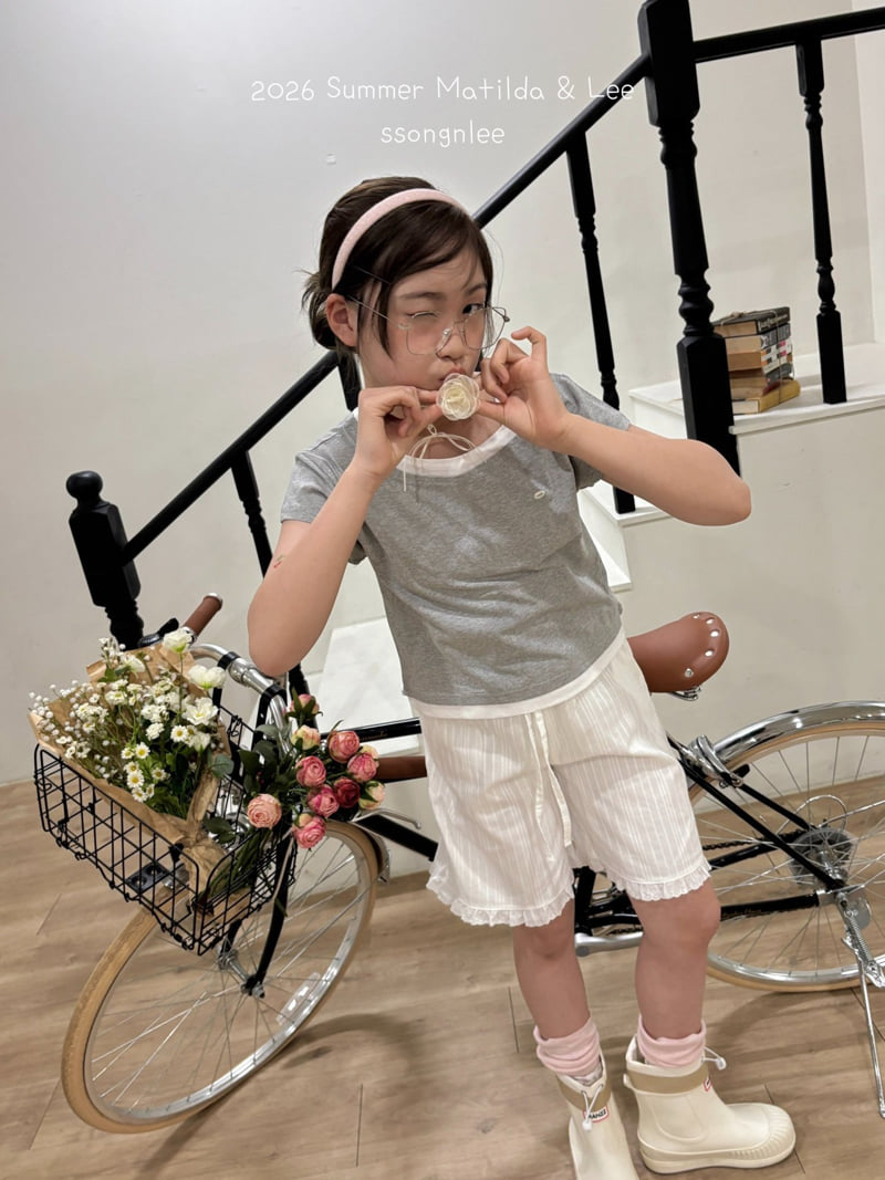 Matilda & Lee - Korean Children Fashion - #todddlerfashion - Layered Unbalanced Tee - 7
