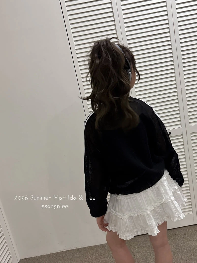Matilda & Lee - Korean Children Fashion - #toddlerclothing - Double Line Mesh Tee - 3