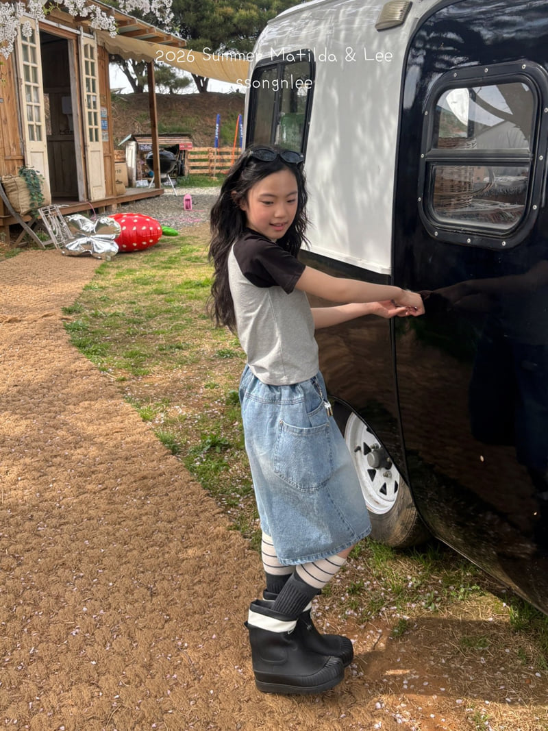 Matilda & Lee - Korean Children Fashion - #toddlerclothing - Forever Raglan Tee - 8