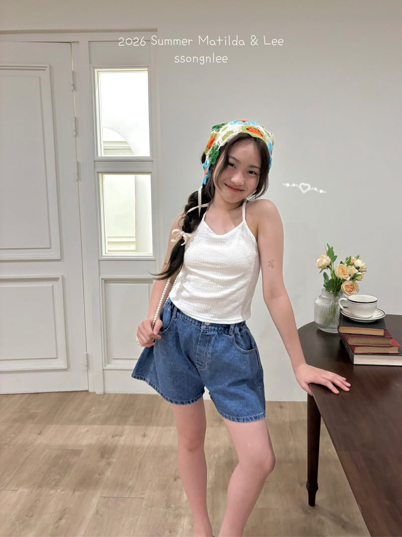 Matilda & Lee - Korean Children Fashion - #toddlerclothing - Crinkle Sleeveless Set - 3