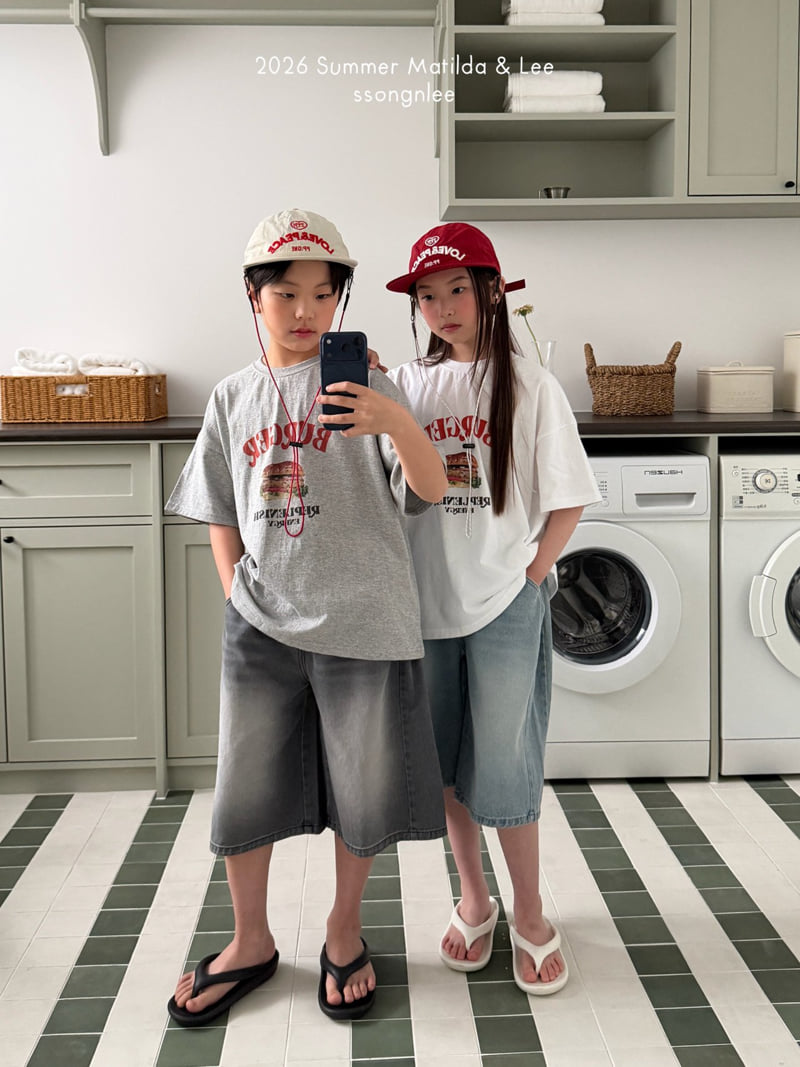 Matilda & Lee - Korean Children Fashion - #toddlerclothing - Burger Tee - 10