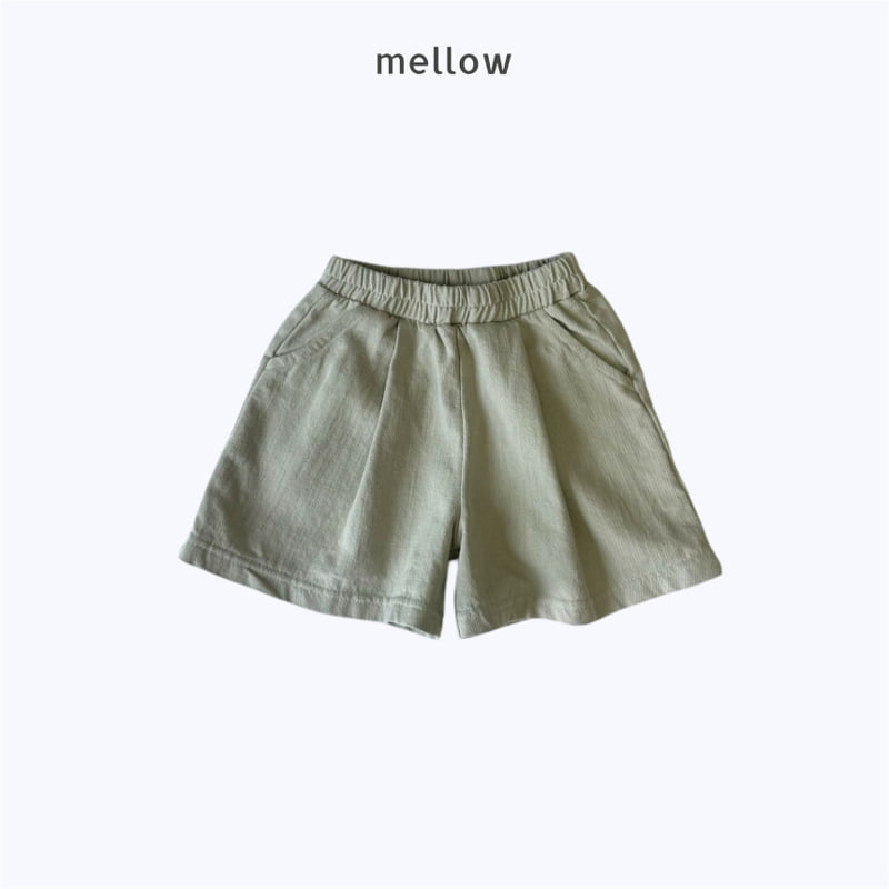Mellow - Korean Children Fashion - #kidzfashiontrend - One-Tuck Wide Shorts - 4