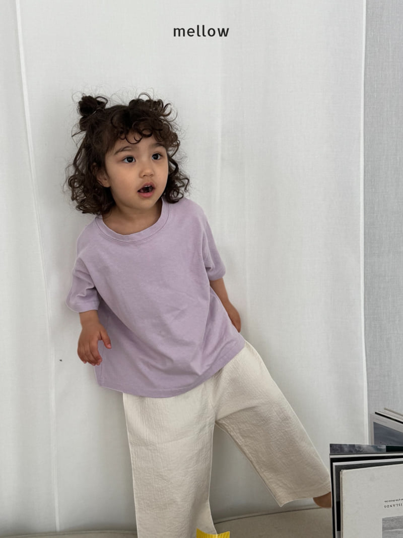 Mellow - Korean Children Fashion - #childofig - 9-Length Wide Pants - 9