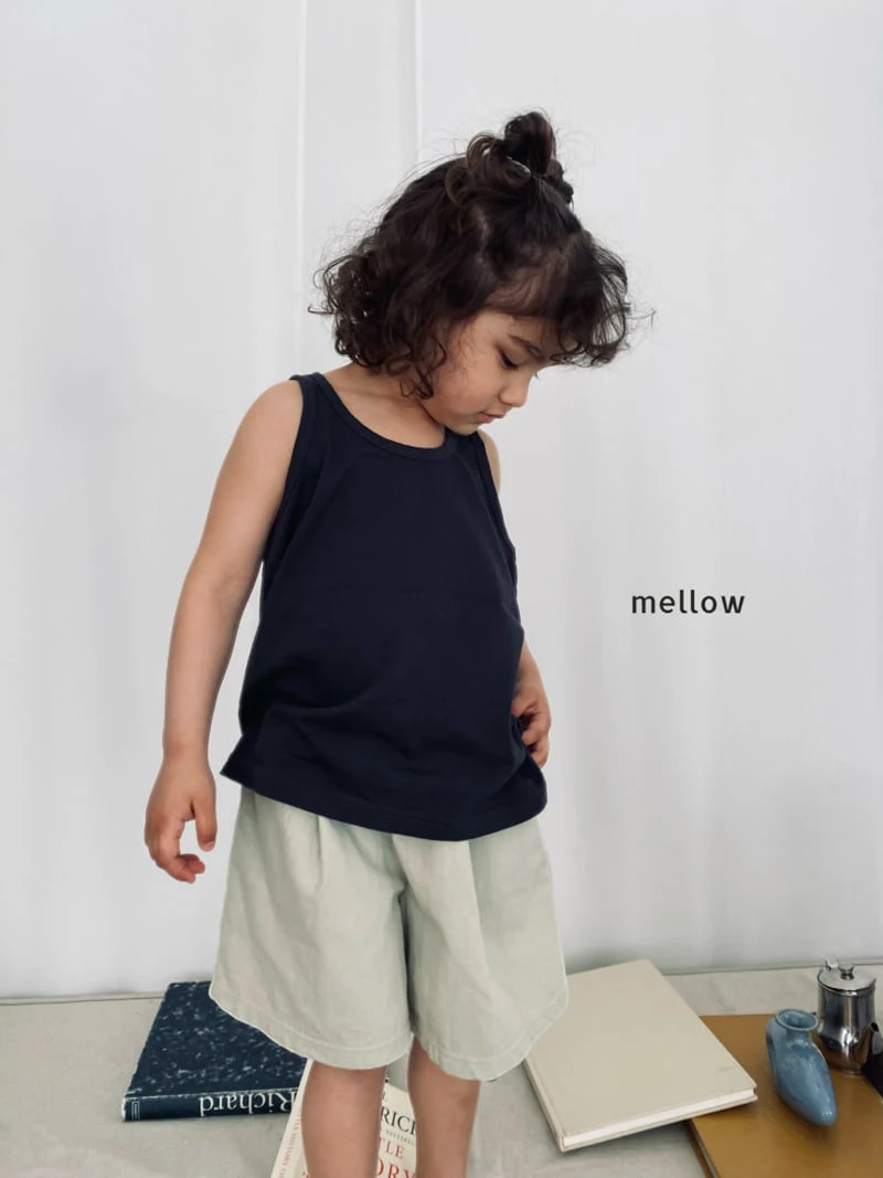 Mellow - Korean Children Fashion - #childofig - One-Tuck Wide Shorts - 9