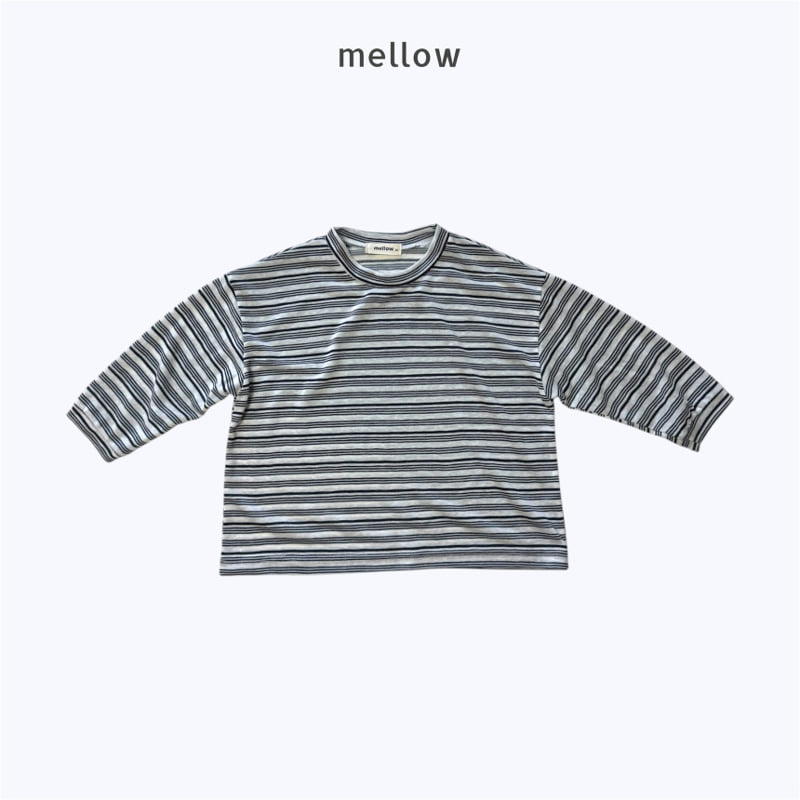 Mellow - Korean Children Fashion - #designkidswear - Stripe Rib Tee - 3