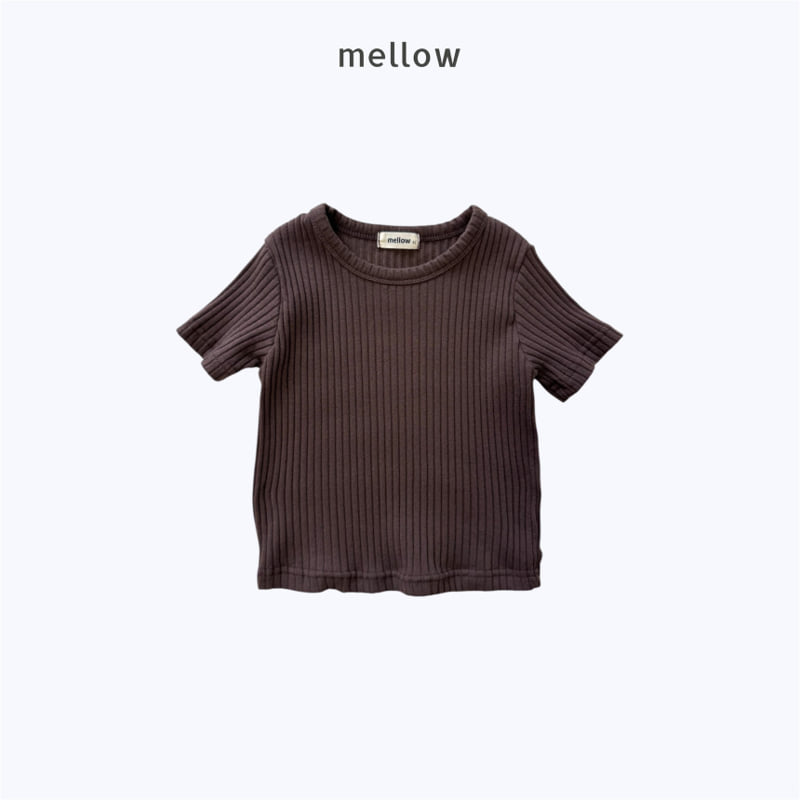 Mellow - Korean Children Fashion - #designkidswear - Jelly Rib Tee - 4