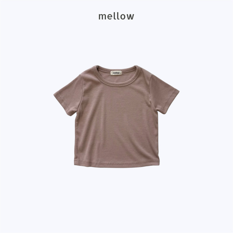 Mellow - Korean Children Fashion - #discoveringself - Tori Rib Tee - 3