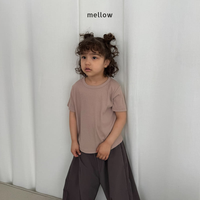Mellow - Korean Children Fashion - #kidsstore - Tori Rib Tee - 6