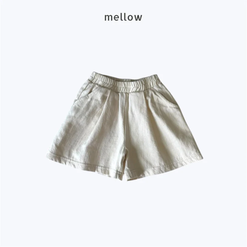 Mellow - Korean Children Fashion - #kidsstore - One-Tuck Wide Shorts - 2