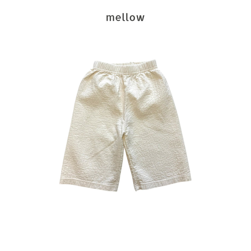 Mellow - Korean Children Fashion - #magicofchildhood - 9-Length Wide Pants - 3
