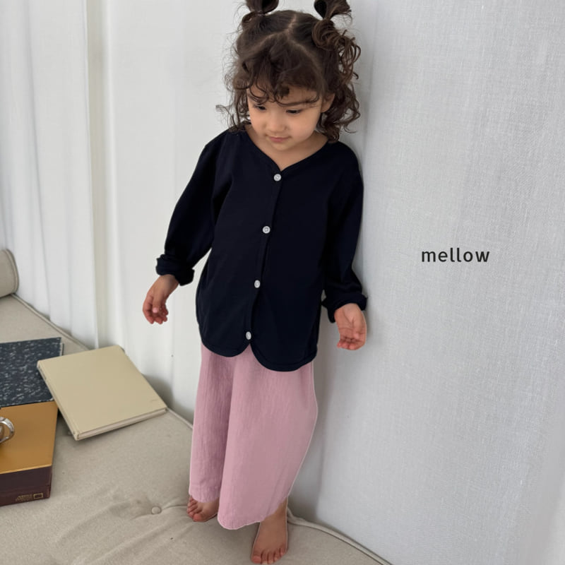 Mellow - Korean Children Fashion - #magicofchildhood - 9-Length Wide Pants - 4