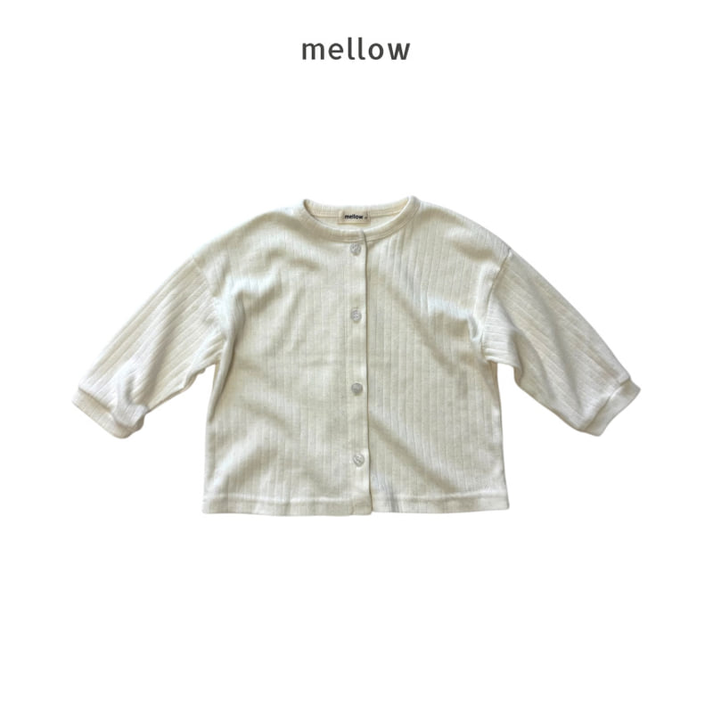 Mellow - Korean Children Fashion - #minifashionista - Eyelet Rib Cardigan - 2