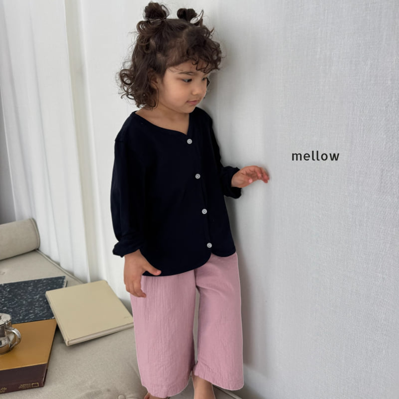 Mellow - Korean Children Fashion - #prettylittlegirls - 9-Length Wide Pants - 5