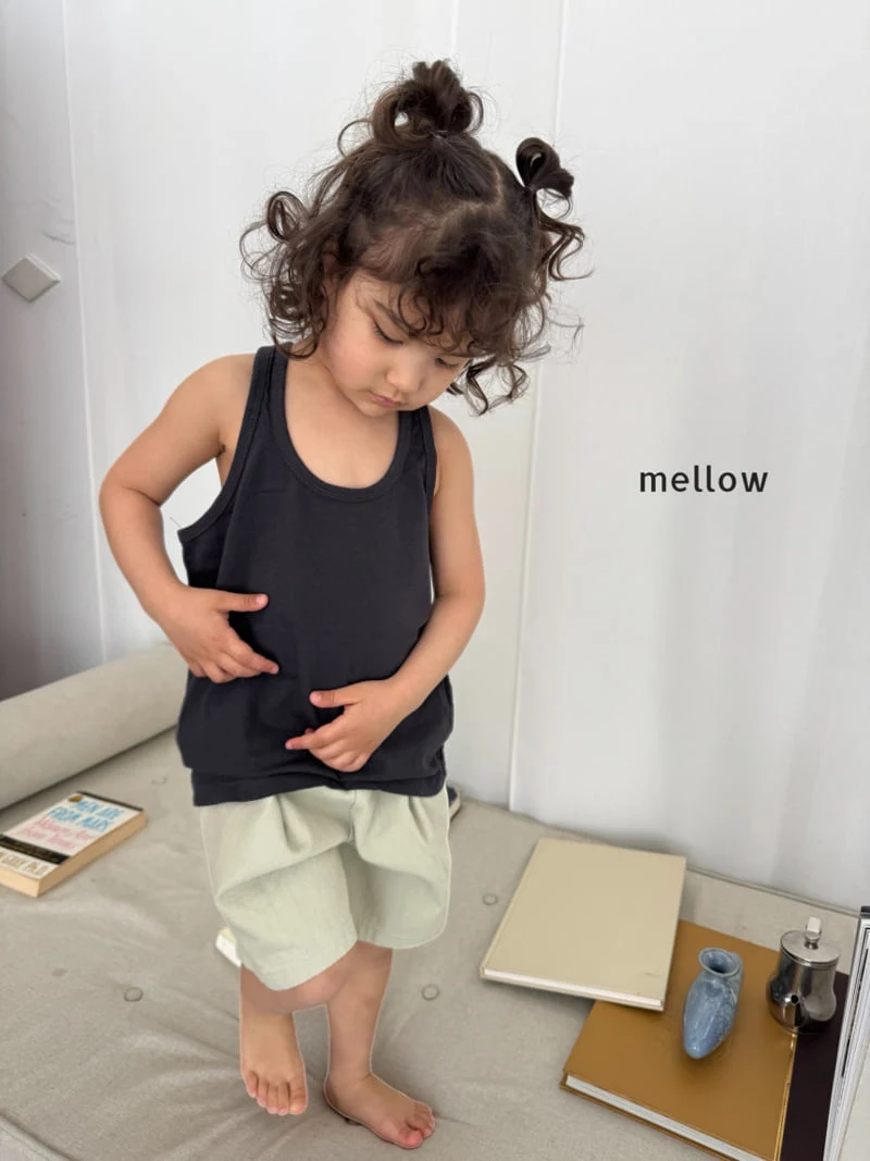Mellow - Korean Children Fashion - #prettylittlegirls - One-Tuck Wide Shorts - 8