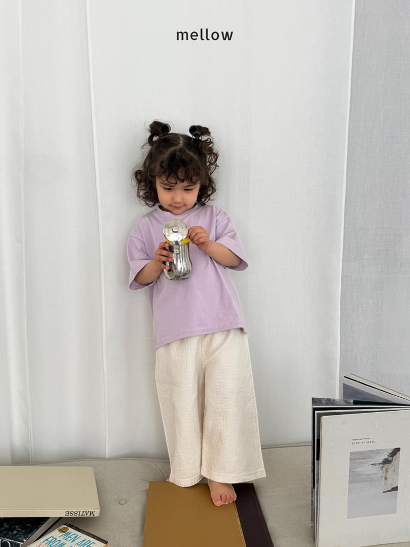 Mellow - Korean Children Fashion - #stylishchildhood - 9-Length Wide Pants - 8