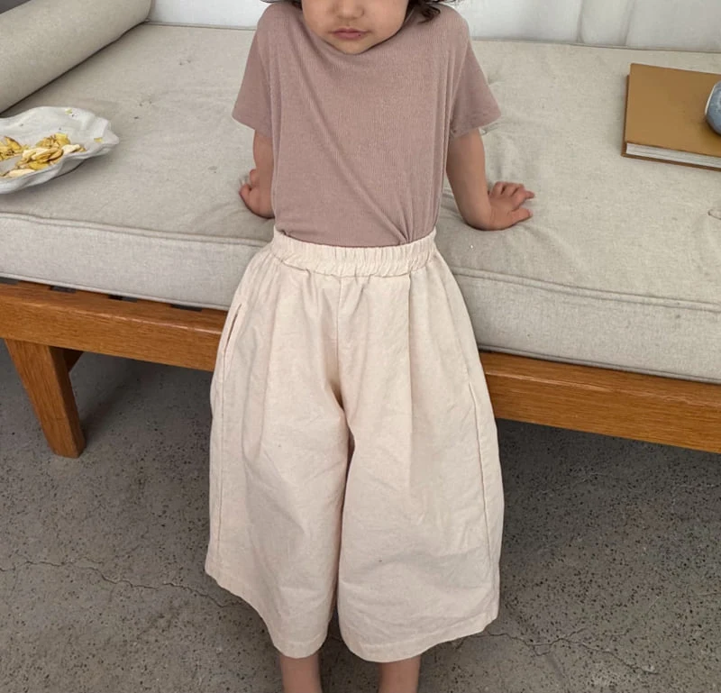 Mellow - Korean Children Fashion - #todddlerfashion - 8-Length Wide Pants - 9