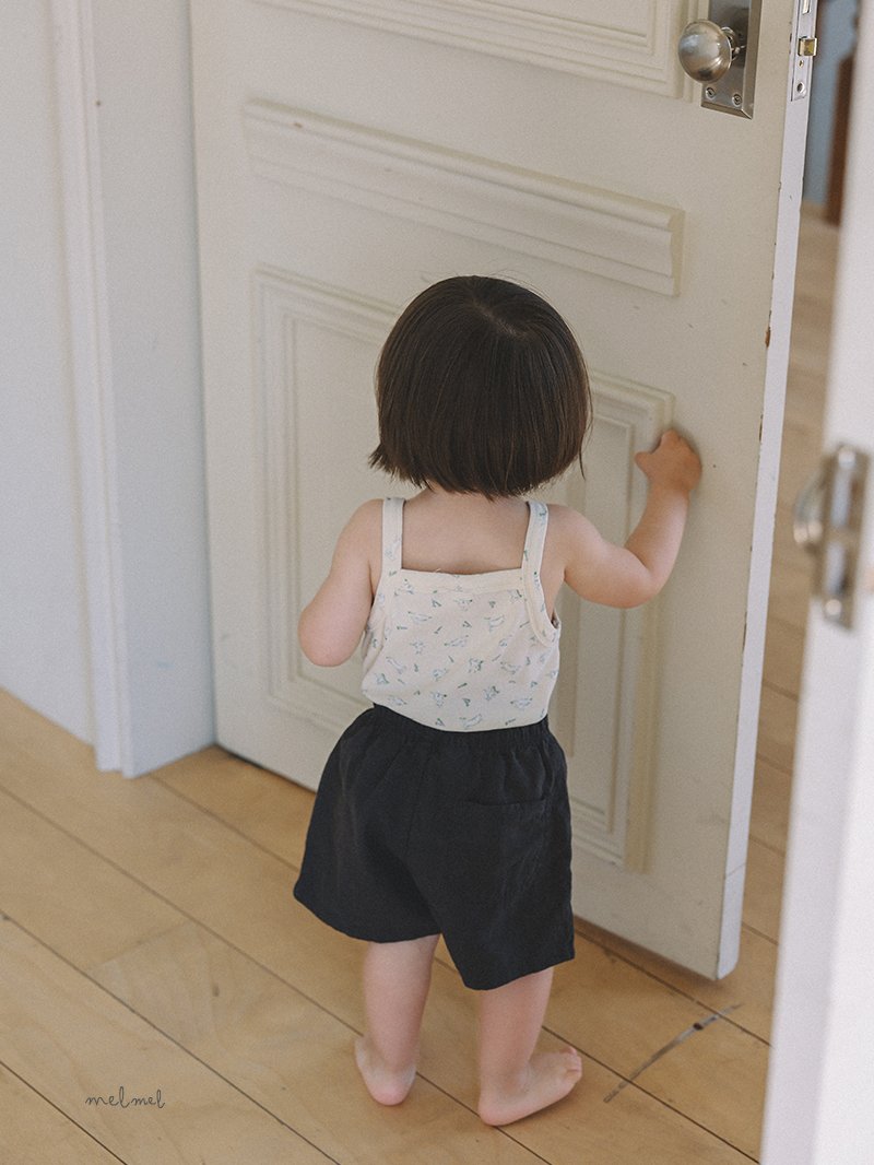 Melmel - Korean Baby Fashion - #babyboutique - Linen Shorts - 9
