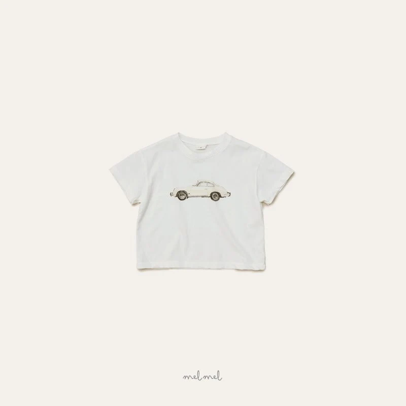 Melmel - Korean Baby Fashion - #babyboutique - Old Car Short Sleeve Tee - 5