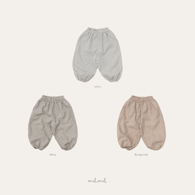 Melmel - Korean Baby Fashion - #babyboutiqueclothing - Check Bloomers