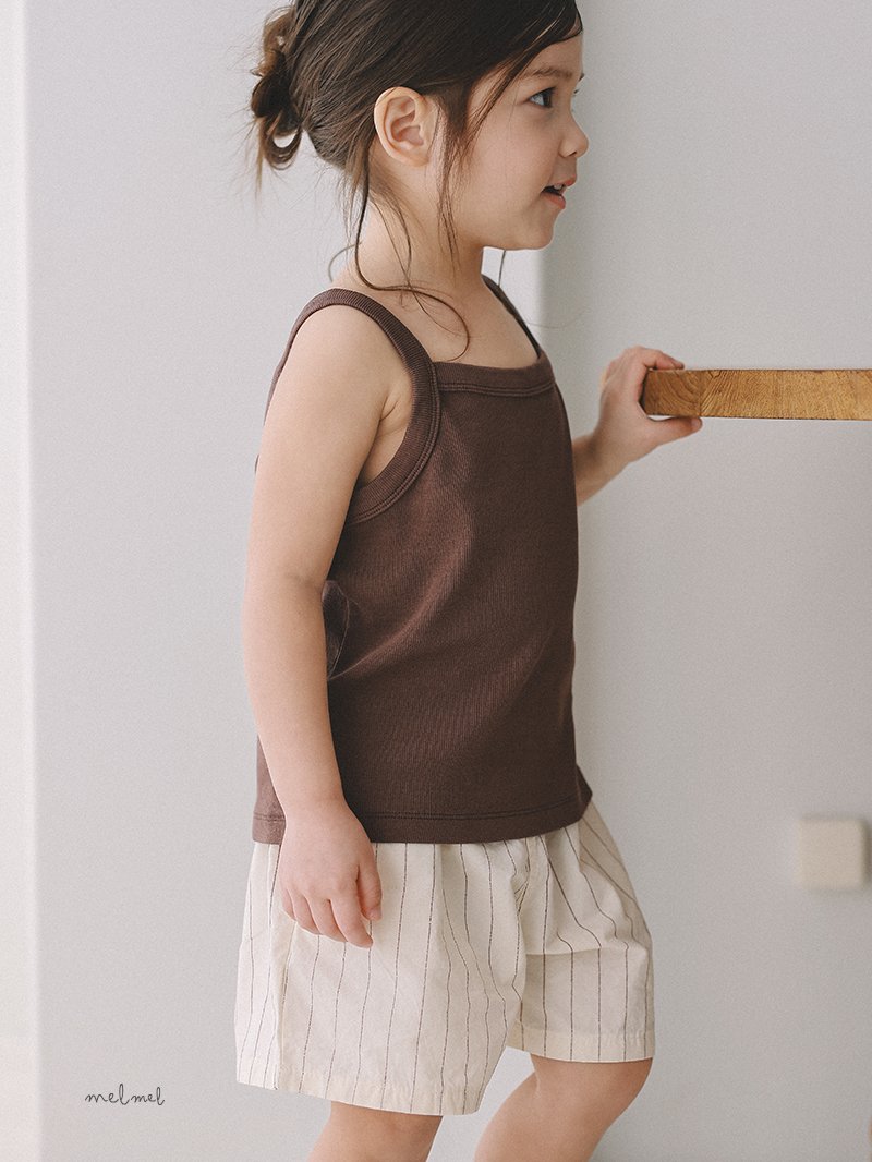 Melmel - Korean Baby Fashion - #babyboutiqueclothing - Striped Shorts - 9