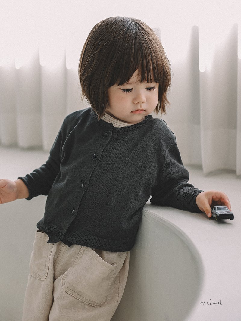 Melmel - Korean Baby Fashion - #babyboutiqueclothing - Linen Cardigan - 10
