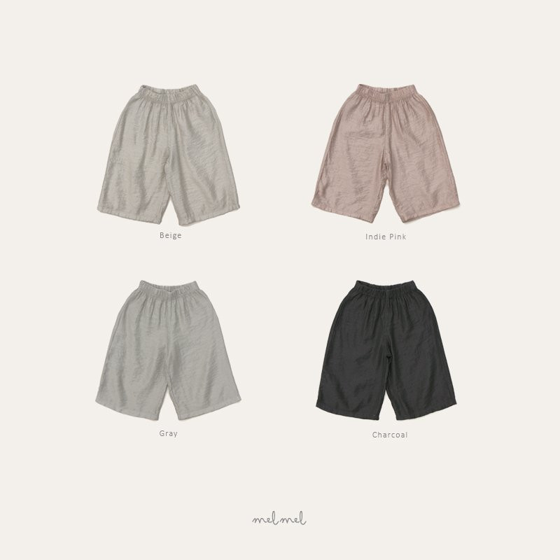 Melmel - Korean Baby Fashion - #babyclothing - Summer Cropped Pants - 3