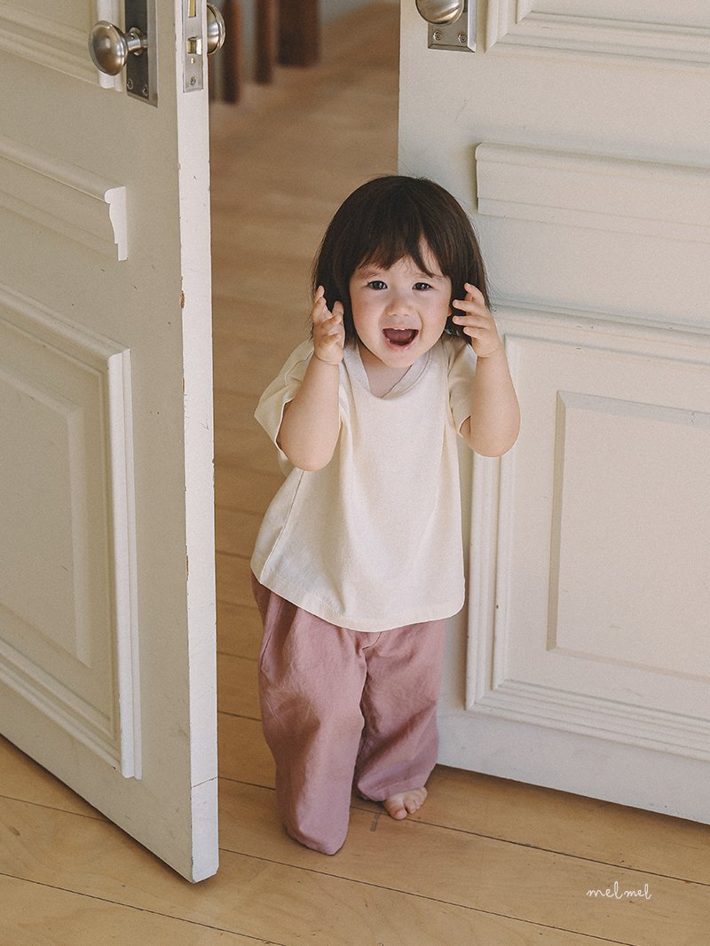 Melmel - Korean Baby Fashion - #babyclothing - Linen Hip Pocket Pants