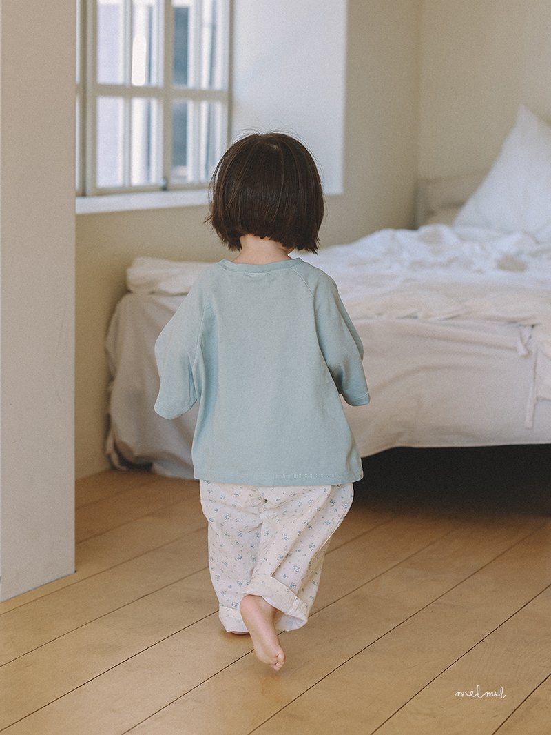 Melmel - Korean Baby Fashion - #babyclothing - Flower Pants - 8