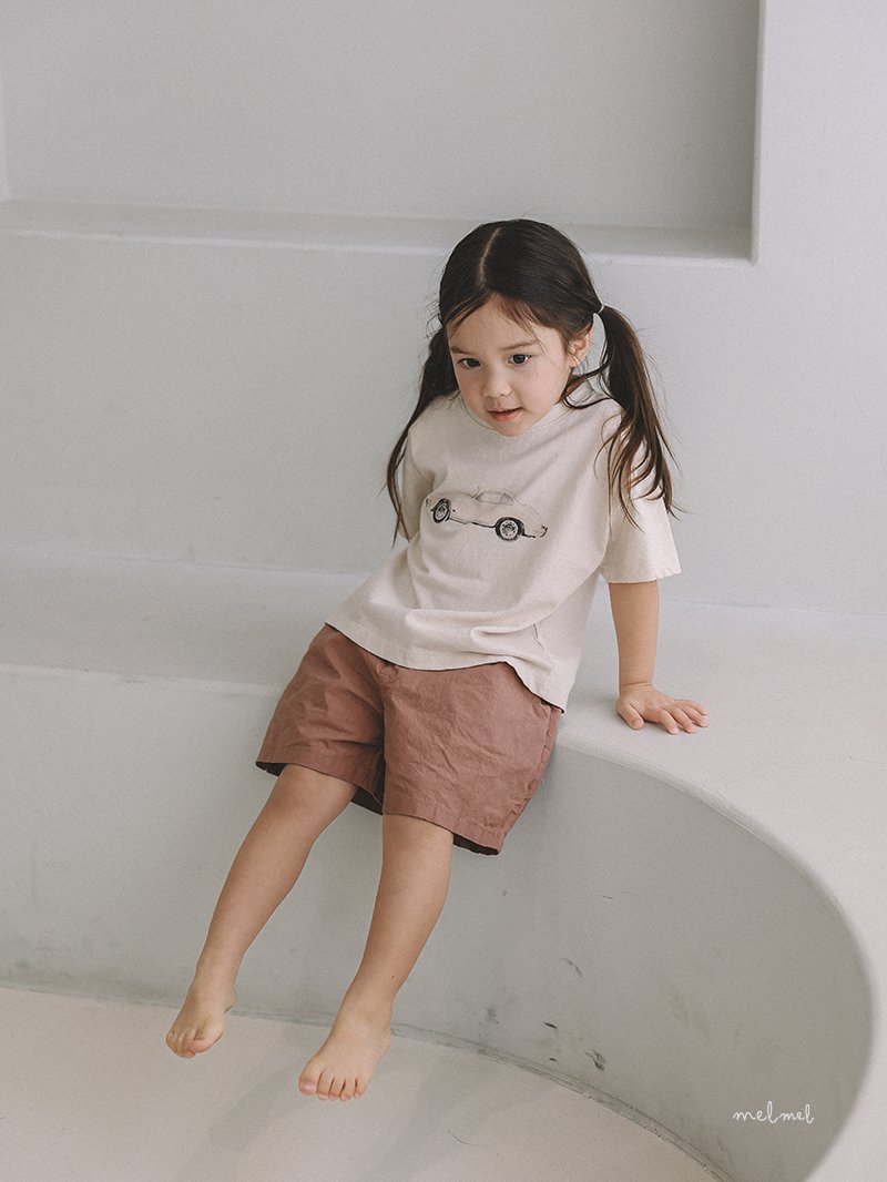 Melmel - Korean Baby Fashion - #babyfashion - Old Car Short Sleeve Tee - 8