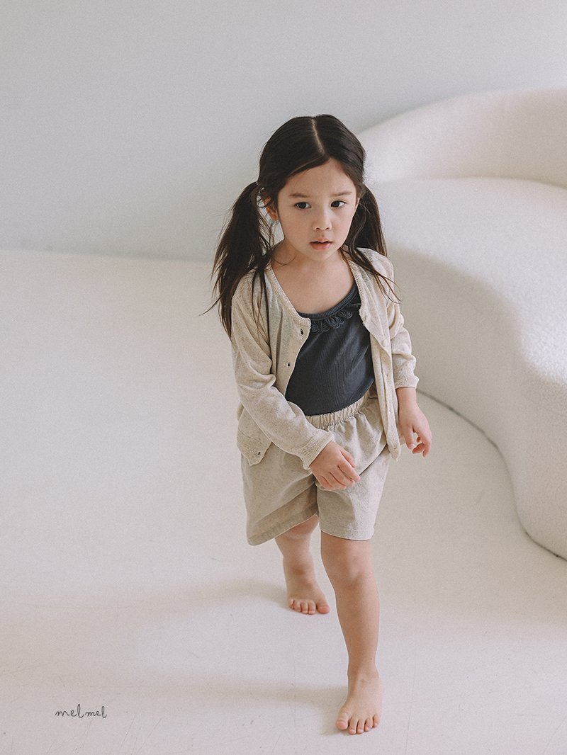 Melmel - Korean Baby Fashion - #babyfashion - Linen Cardigan - 12