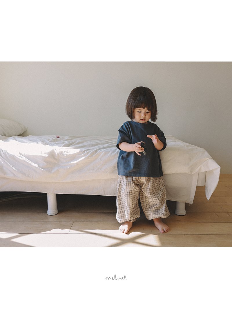 Melmel - Korean Baby Fashion - #babyfashion - Check Bloomers - 4