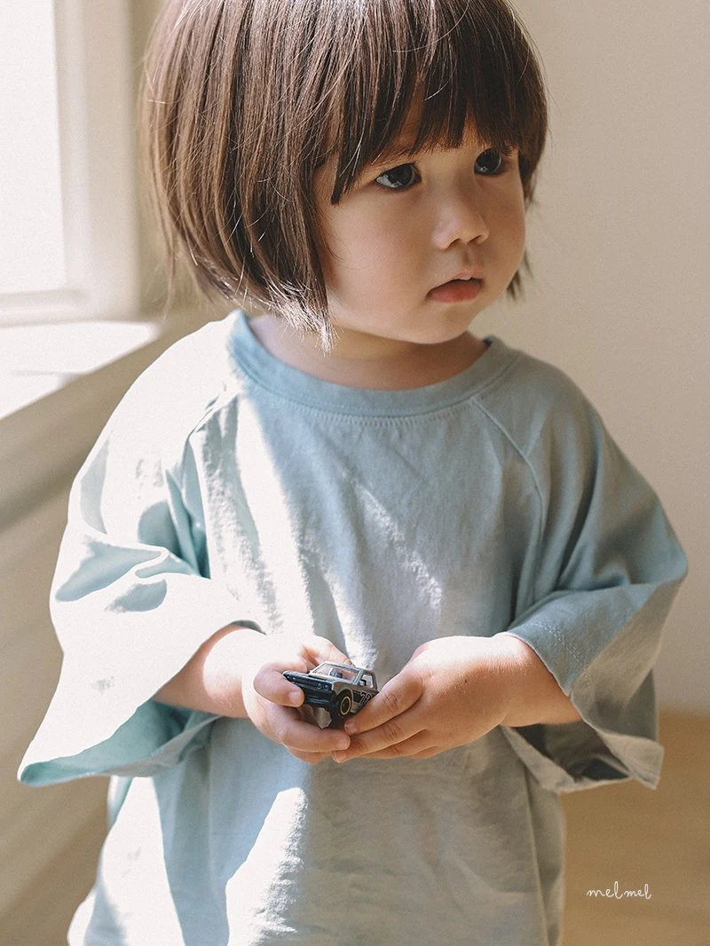 Melmel - Korean Baby Fashion - #babyfever - Lightweight 3/4 Sleeve Tee