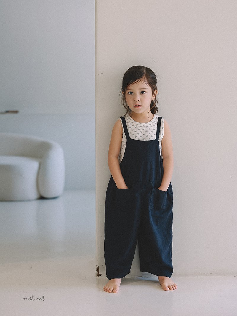 Melmel - Korean Baby Fashion - #babyfever - Linen Overalls