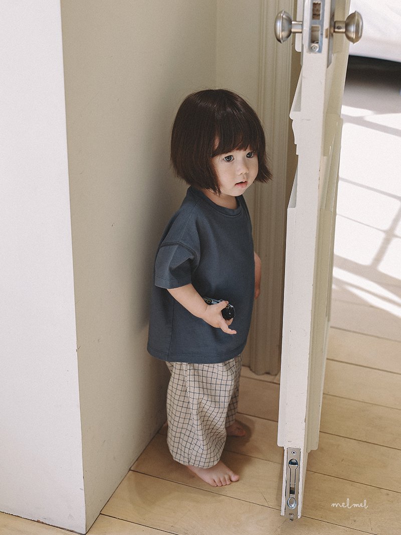 Melmel - Korean Baby Fashion - #babygirlfashion - Check Bloomers - 5