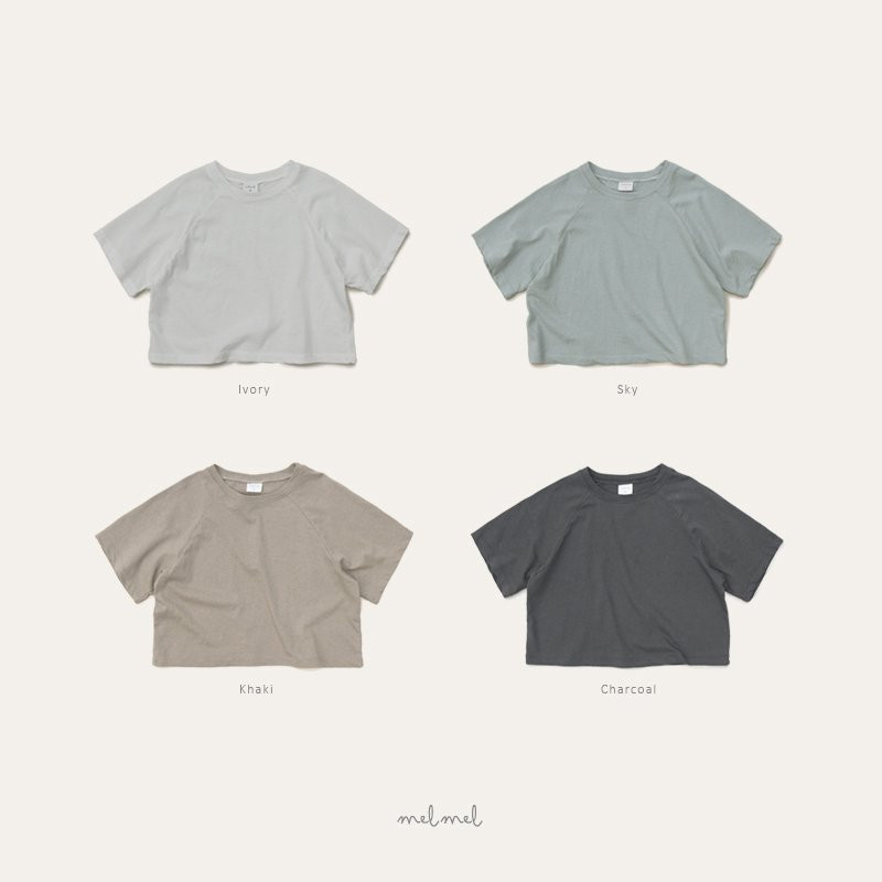 Melmel - Korean Baby Fashion - #babylifestyle - Lightweight 3/4 Sleeve Tee - 3