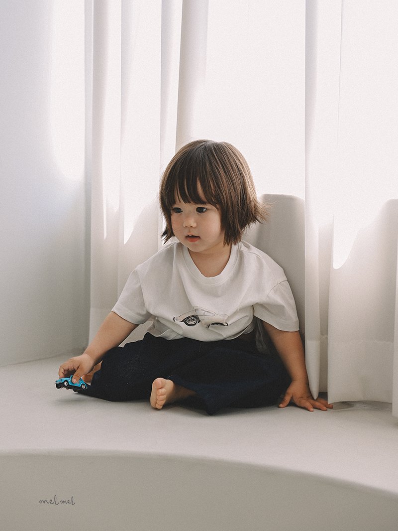 Melmel - Korean Baby Fashion - #babylifestyle - Old Car Short Sleeve Tee - 11