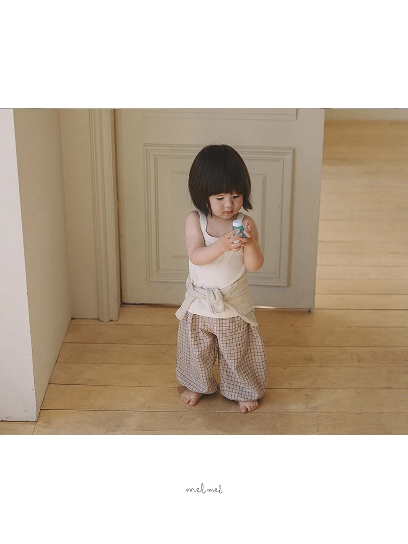Melmel - Korean Baby Fashion - #babyoninstagram - Check Bloomers - 7