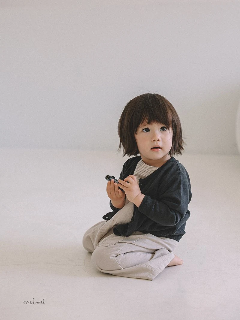 Melmel - Korean Baby Fashion - #babyoninstagram - Linen Cardigan
