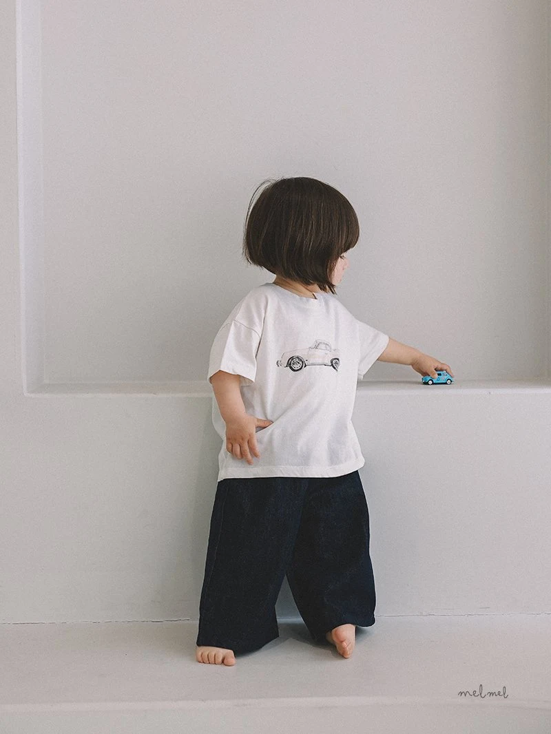 Melmel - Korean Baby Fashion - #babyootd - Non-Fade Denim Pants