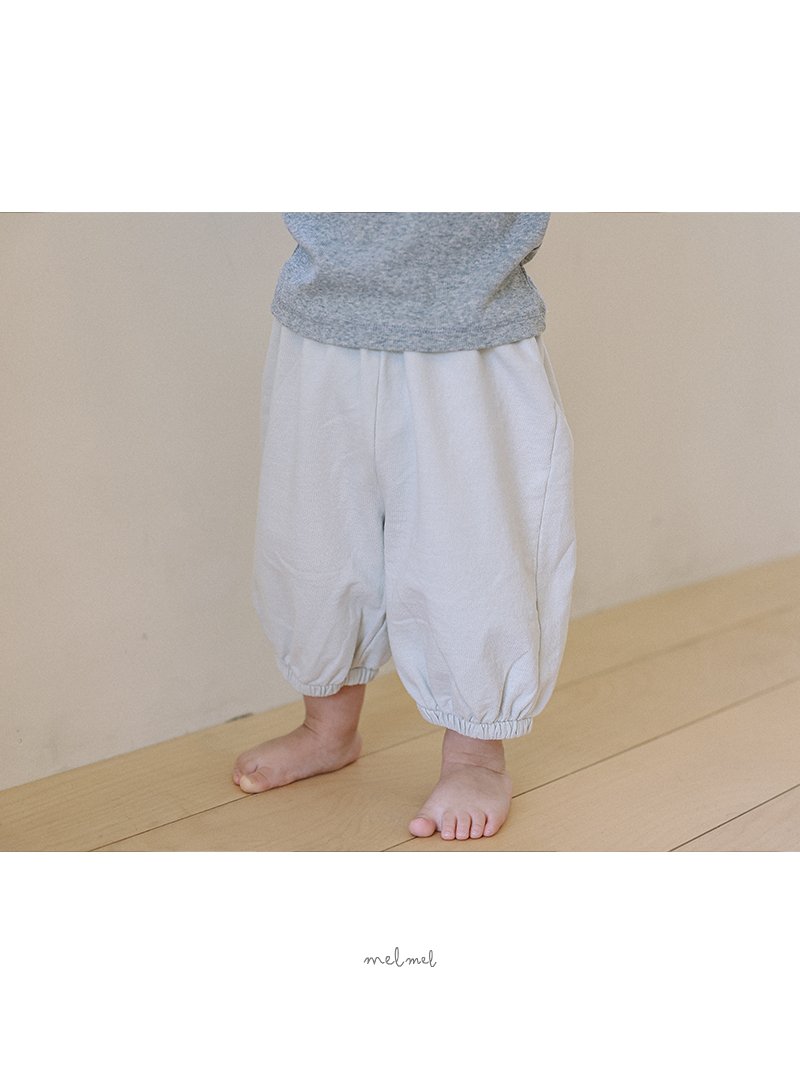 Melmel - Korean Baby Fashion - #babyootd - Cropped Jogger Pants - 9