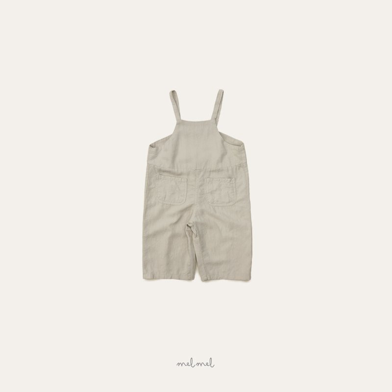 Melmel - Korean Baby Fashion - #babyootd - Linen Overalls - 5