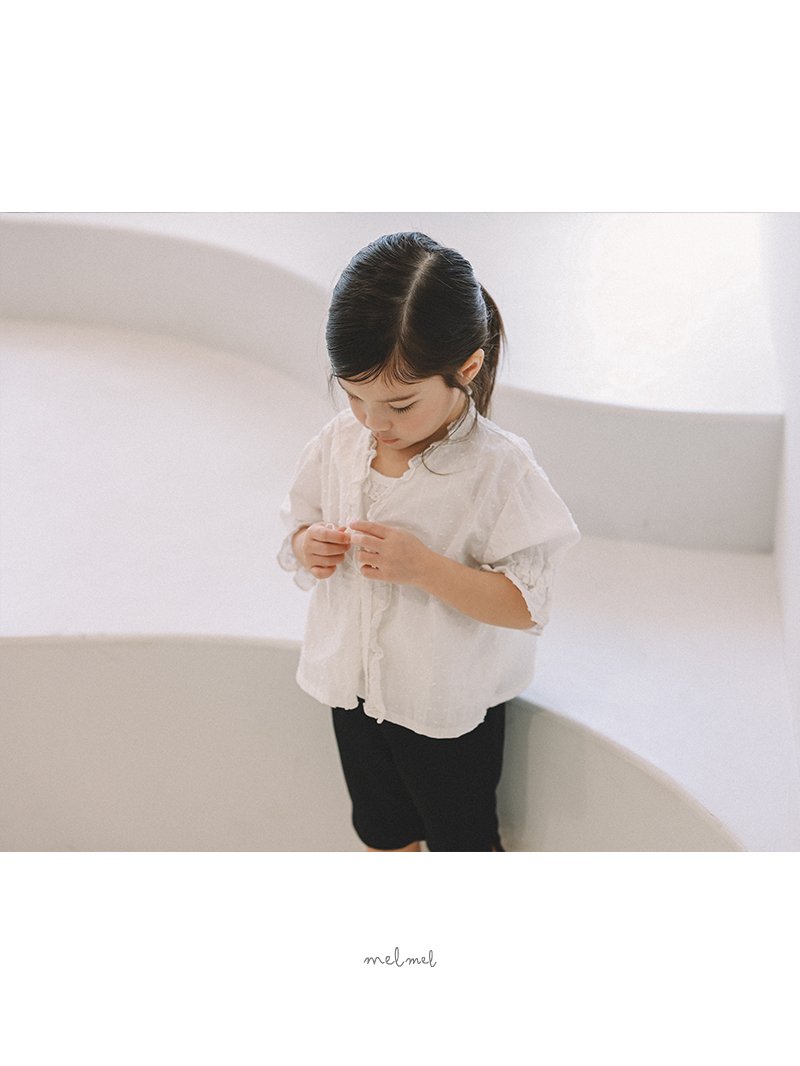 Melmel - Korean Baby Fashion - #babyoutfit - Ruffle Cardigan - 7