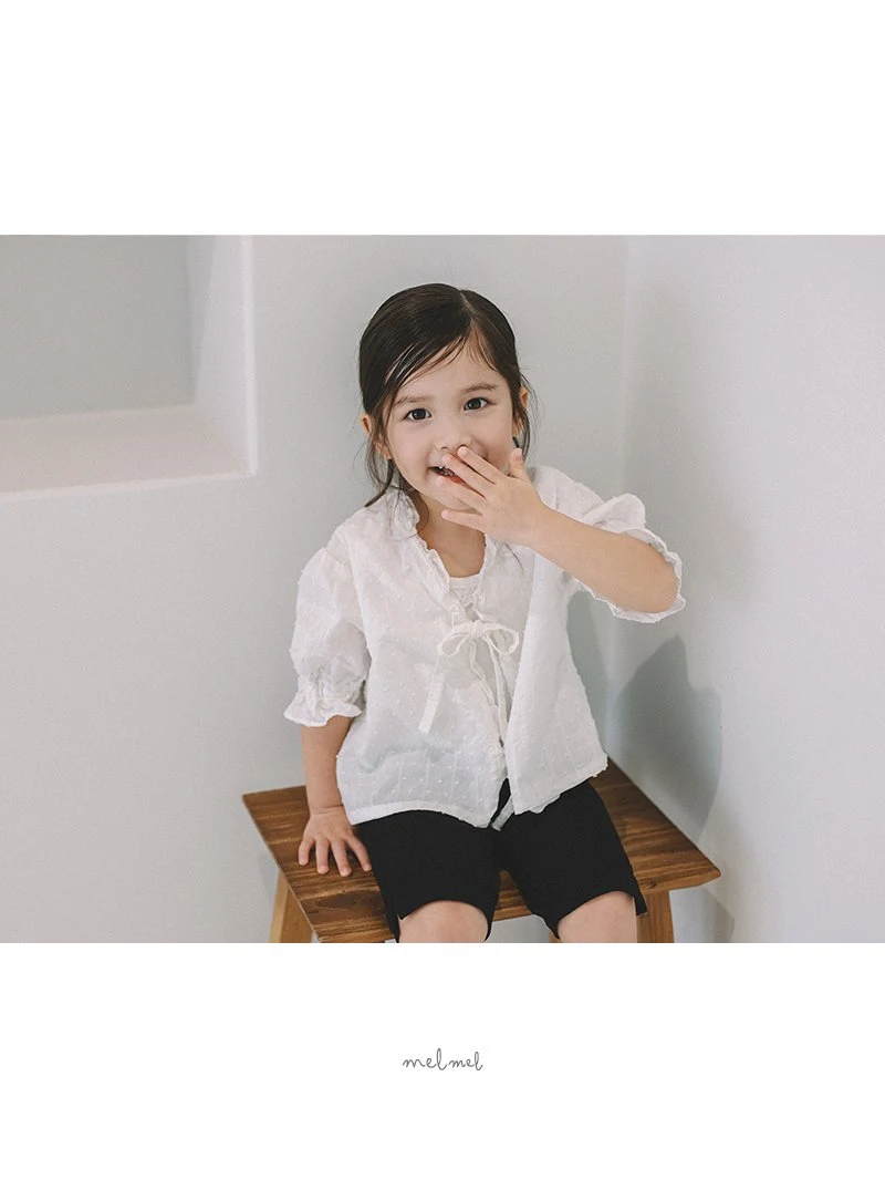 Melmel - Korean Baby Fashion - #babyoutfit - Ruffle Cardigan - 8