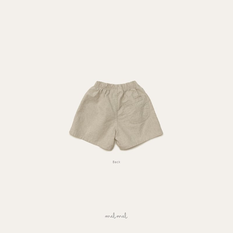 Melmel - Korean Baby Fashion - #babyoutfit - Linen Shorts - 4