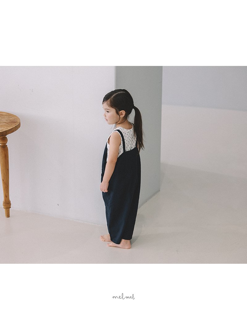Melmel - Korean Baby Fashion - #babyoutfit - Linen Overalls - 7