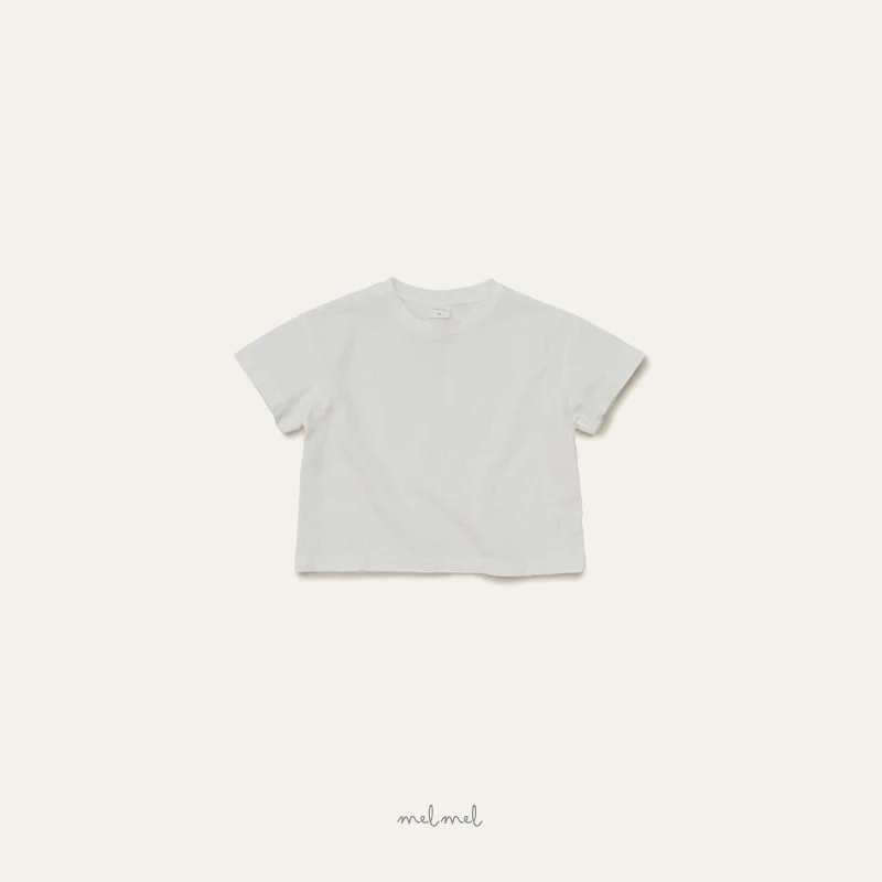 Melmel - Korean Baby Fashion - #babyoutfit - Loose Fit Short Sleeve Tee - 5